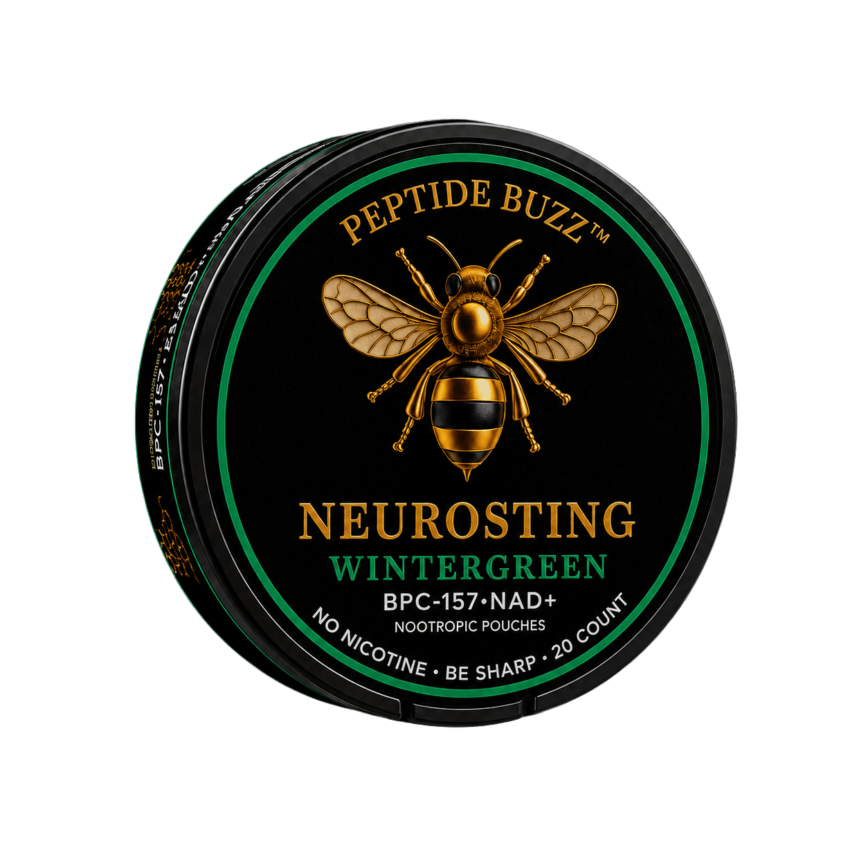 Neurosting Oral Pouches w/Caffeine - Wintergreen